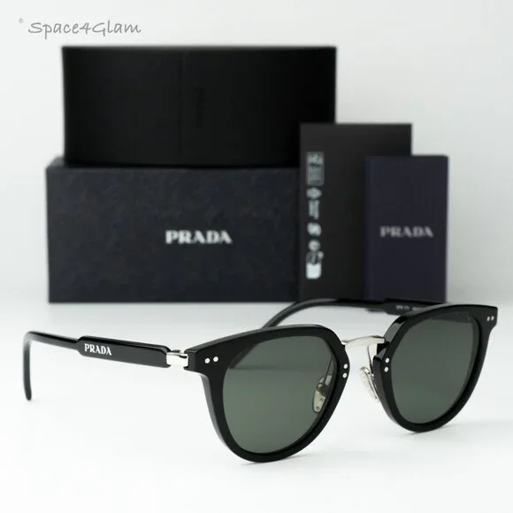 Prada | Accessories | Prada Women Sunglasses Black Green  display picture 2